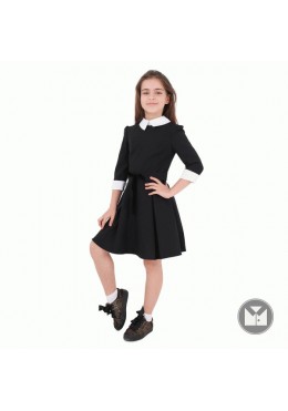 Timbo черное школьное платье для девочки Jasmine P033044